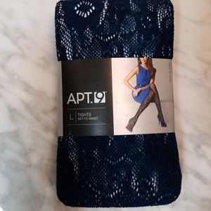 Apt. 9 Blue Lace Tights